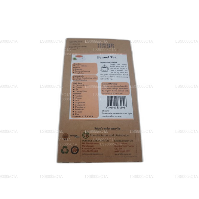 Lifetone fänkål te (40g)