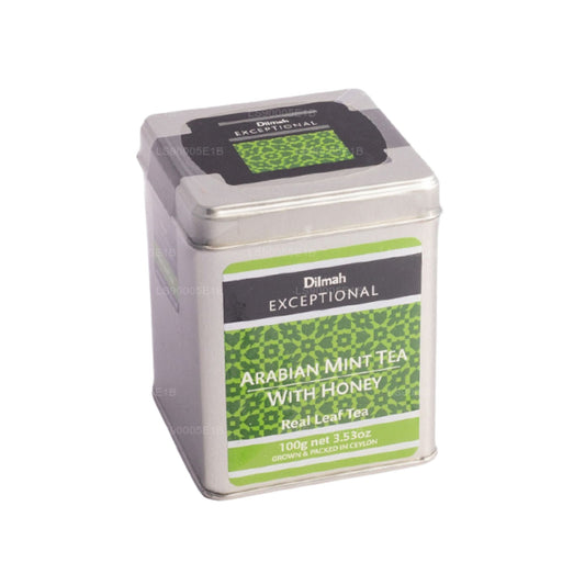 Dilmah Exceptionellt arabiskt myntete med honung (100 g) Tin Caddy