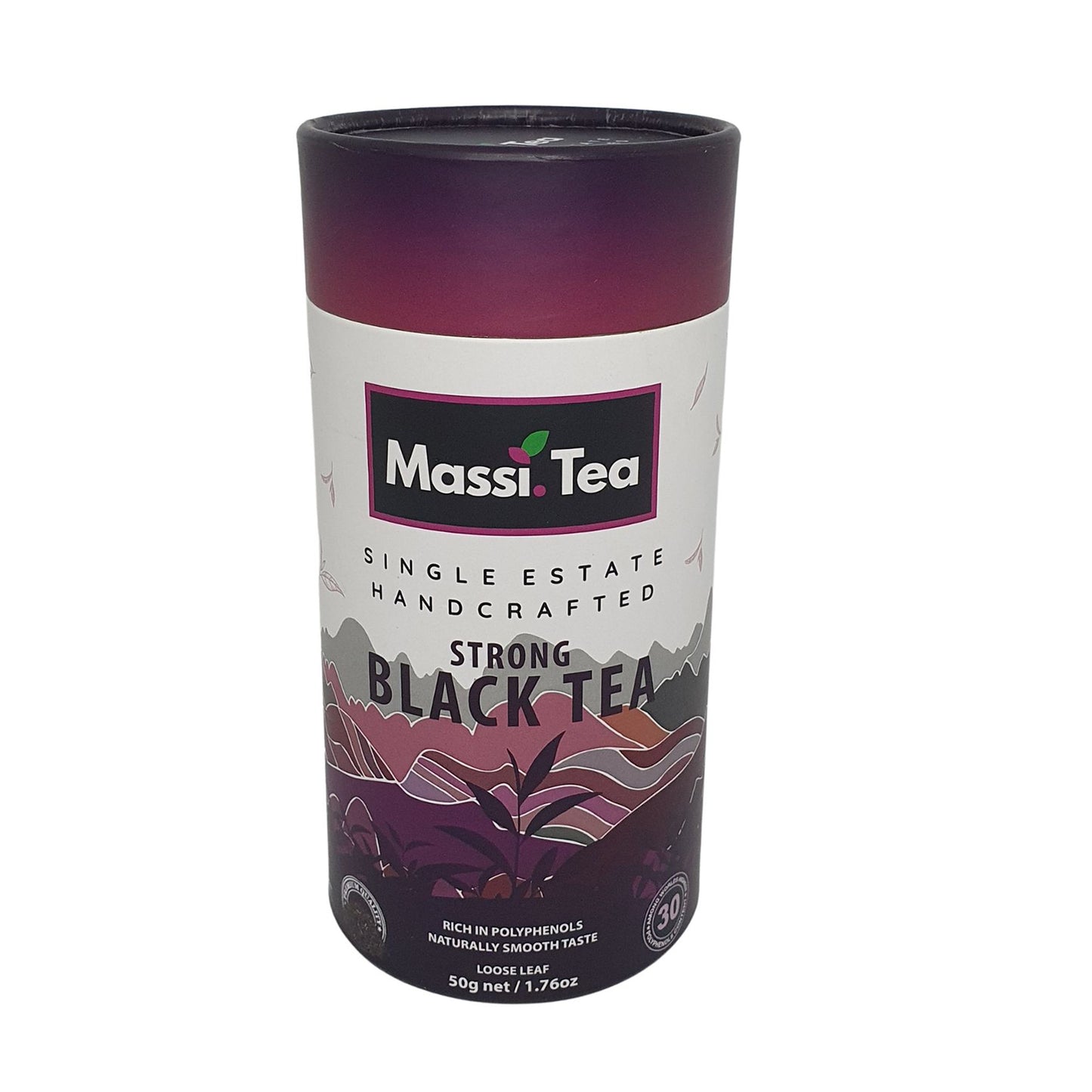 Massi Tea Single Estate Handtillverkat starkt svart te (50g)