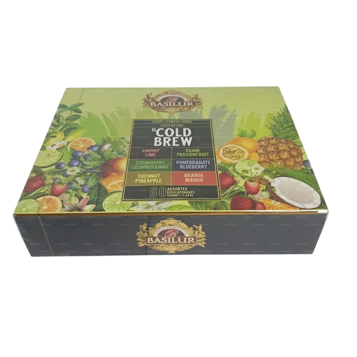 Basilur Cold Brew Assorted  6 Flavours (120g) 60 Enveloped Tea Bags