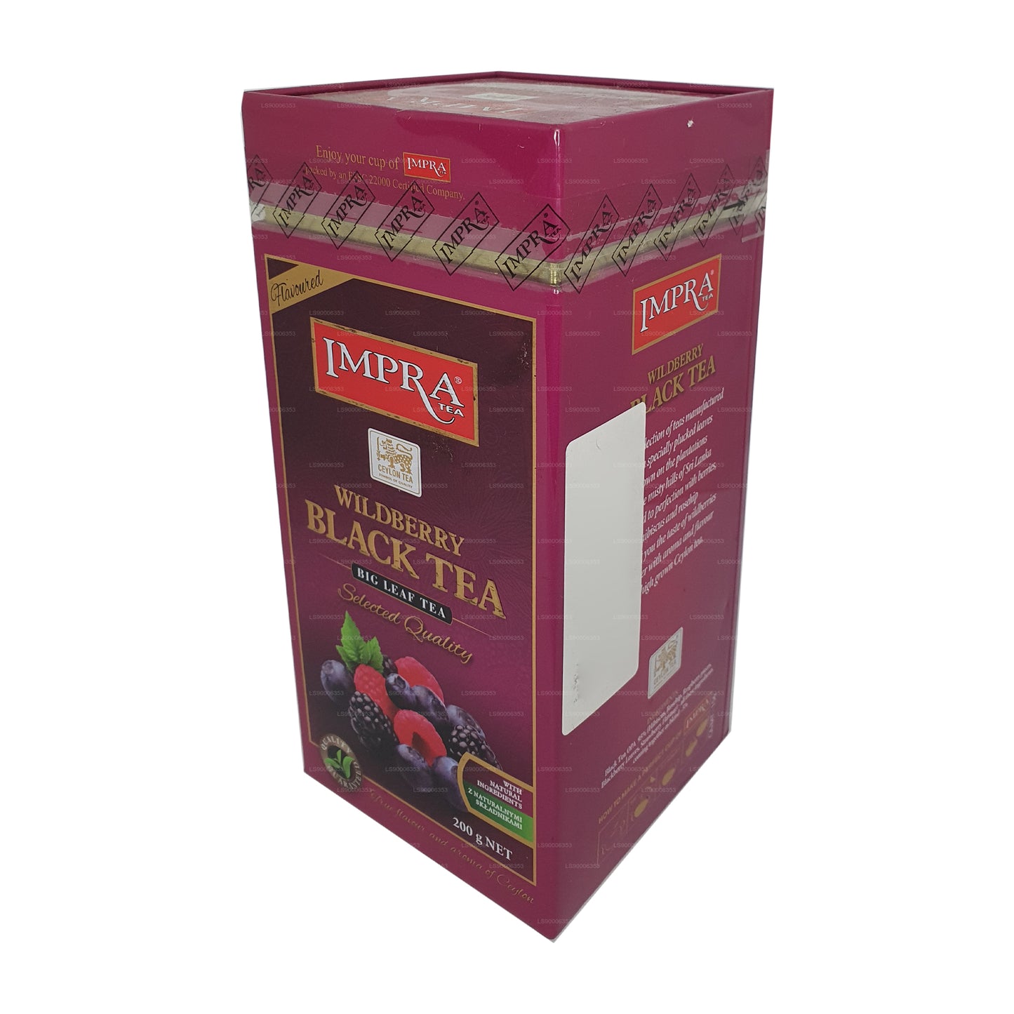 Impra Wildberry Big Leaf (200g) Meatal Caddy