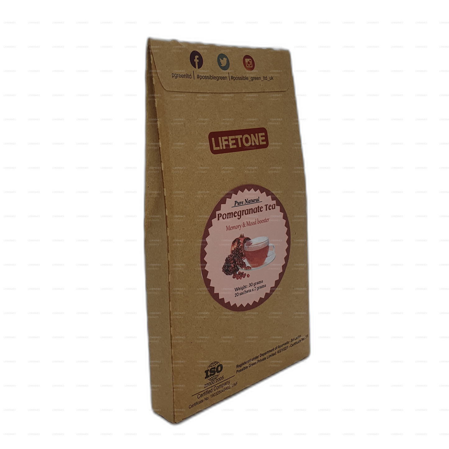 Lifetone Granatäpple Te (30g)