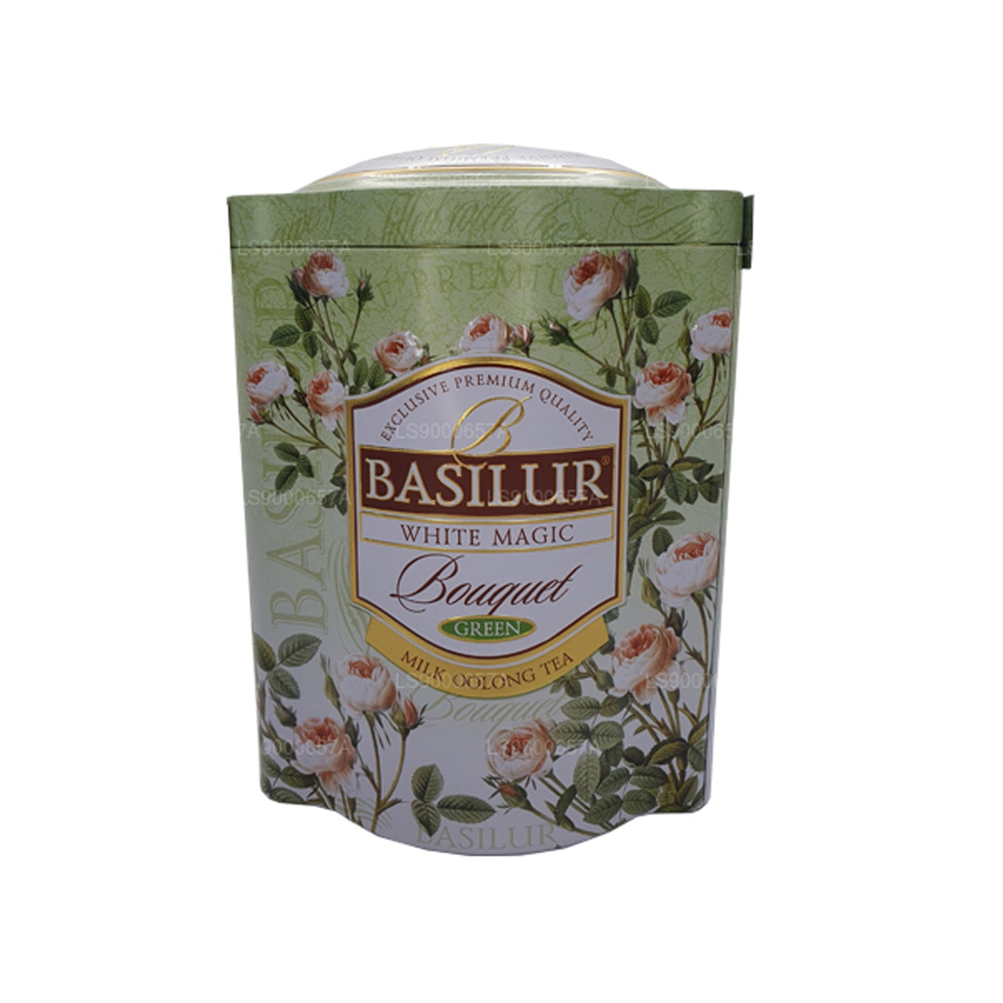 Basilur Vit Magisk Bukett Grön Caddy (100g)