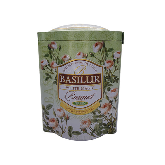 Basilur Vit Magisk Bukett Grön Caddy (100g)