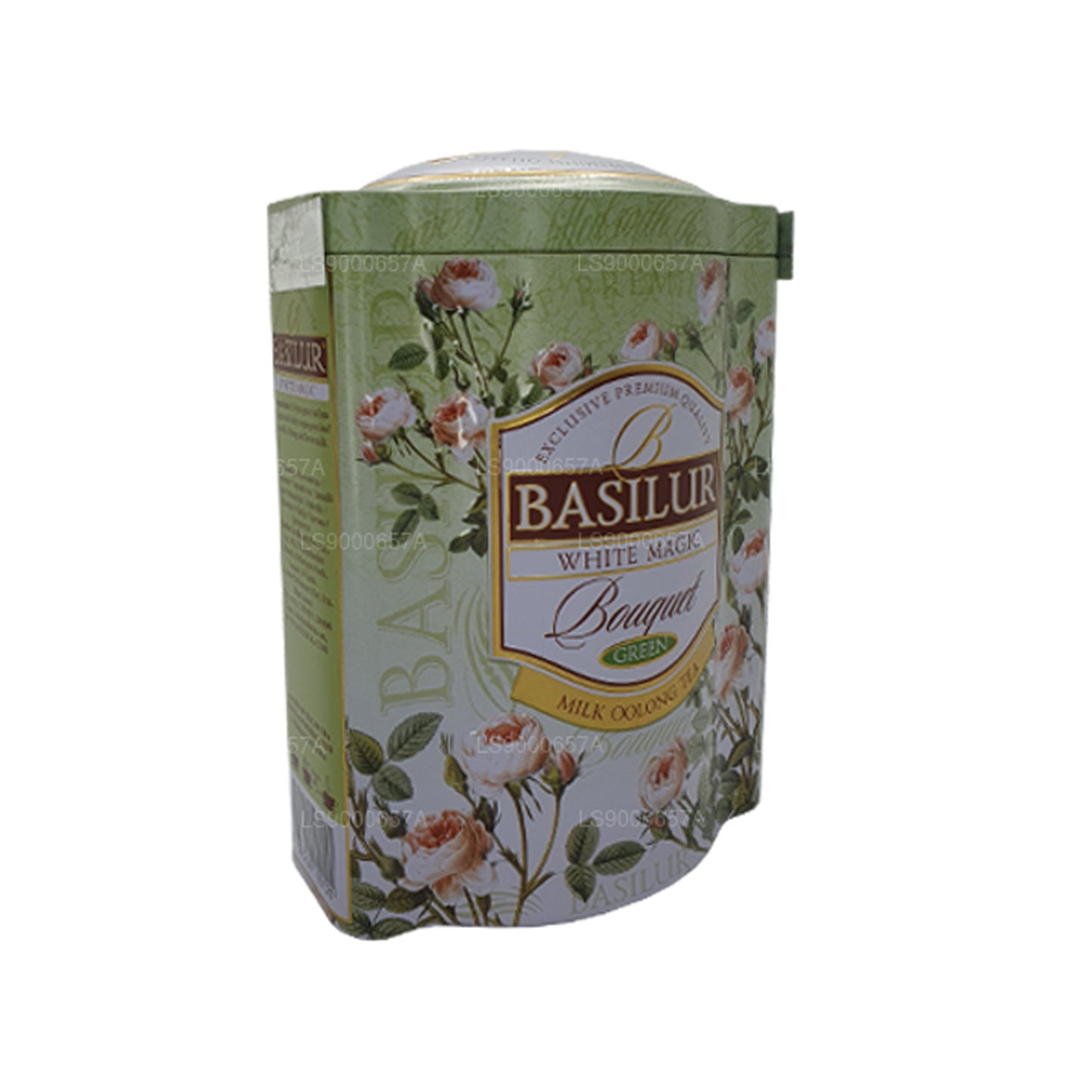 Basilur Vit Magisk Bukett Grön Caddy (100g)