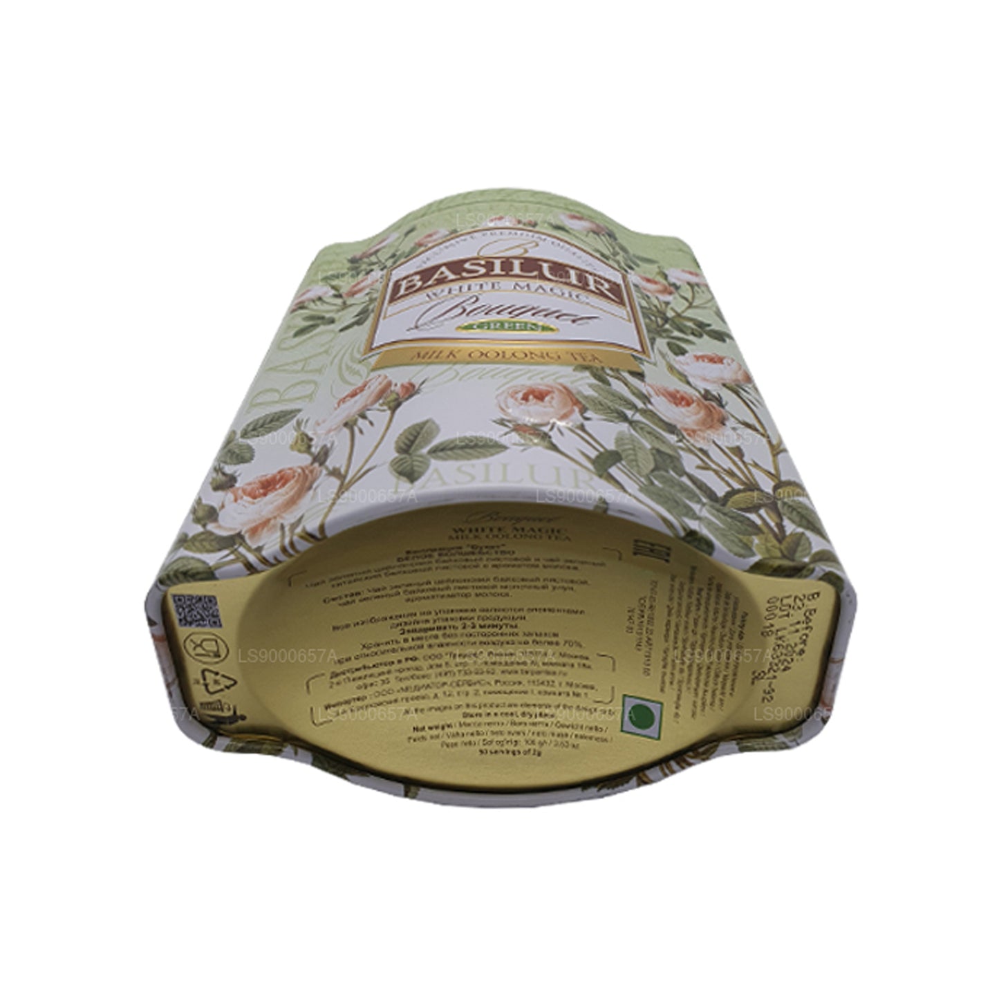 Basilur Vit Magisk Bukett Grön Caddy (100g)