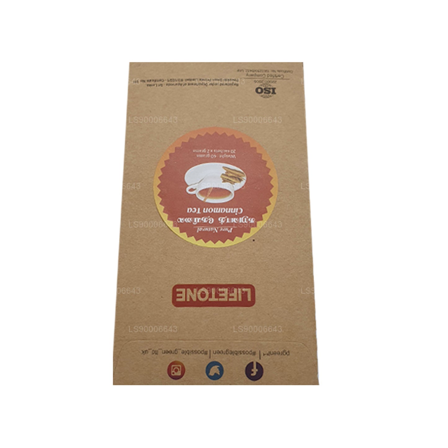 Lifetone kanel te (40g)