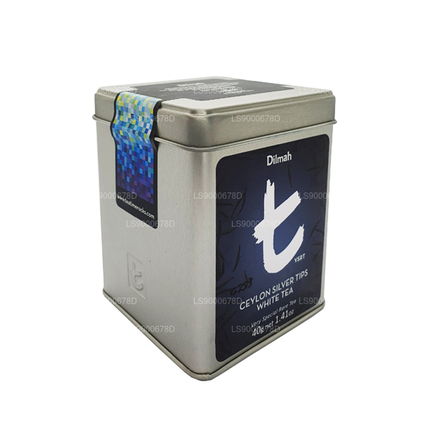 Dilmah Ceylon Silver Tips Vitt te (40g) Caddy Löst te