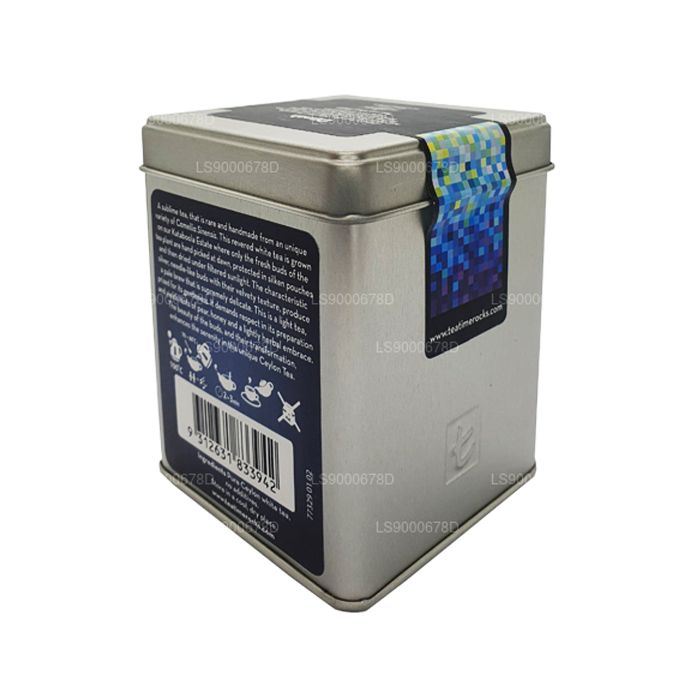 Dilmah Ceylon Silver Tips Vitt te (40g) Caddy Löst te