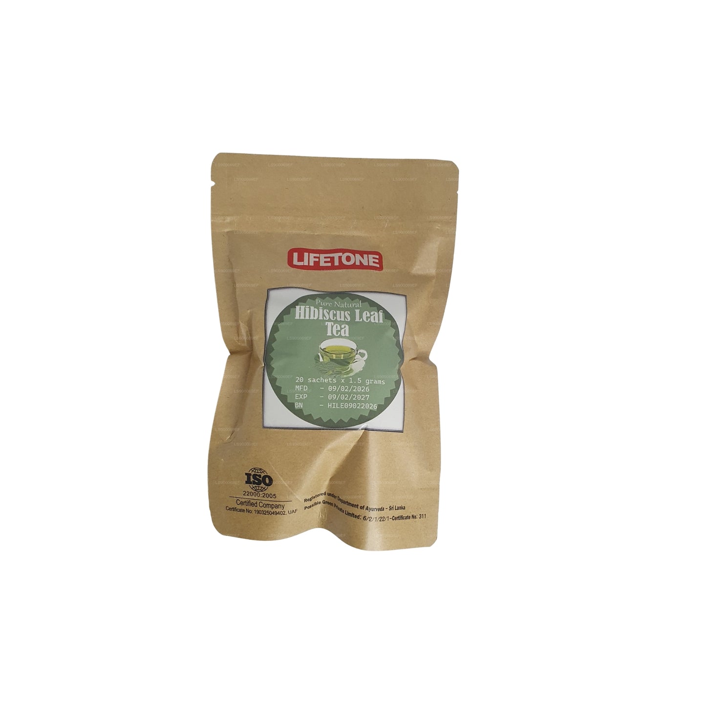 Lifetone Hibiscus Leaf Tea (30g)