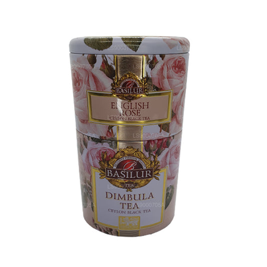 Basilur frukter och blommor ”English Rose” Dimbula (100g) Caddy