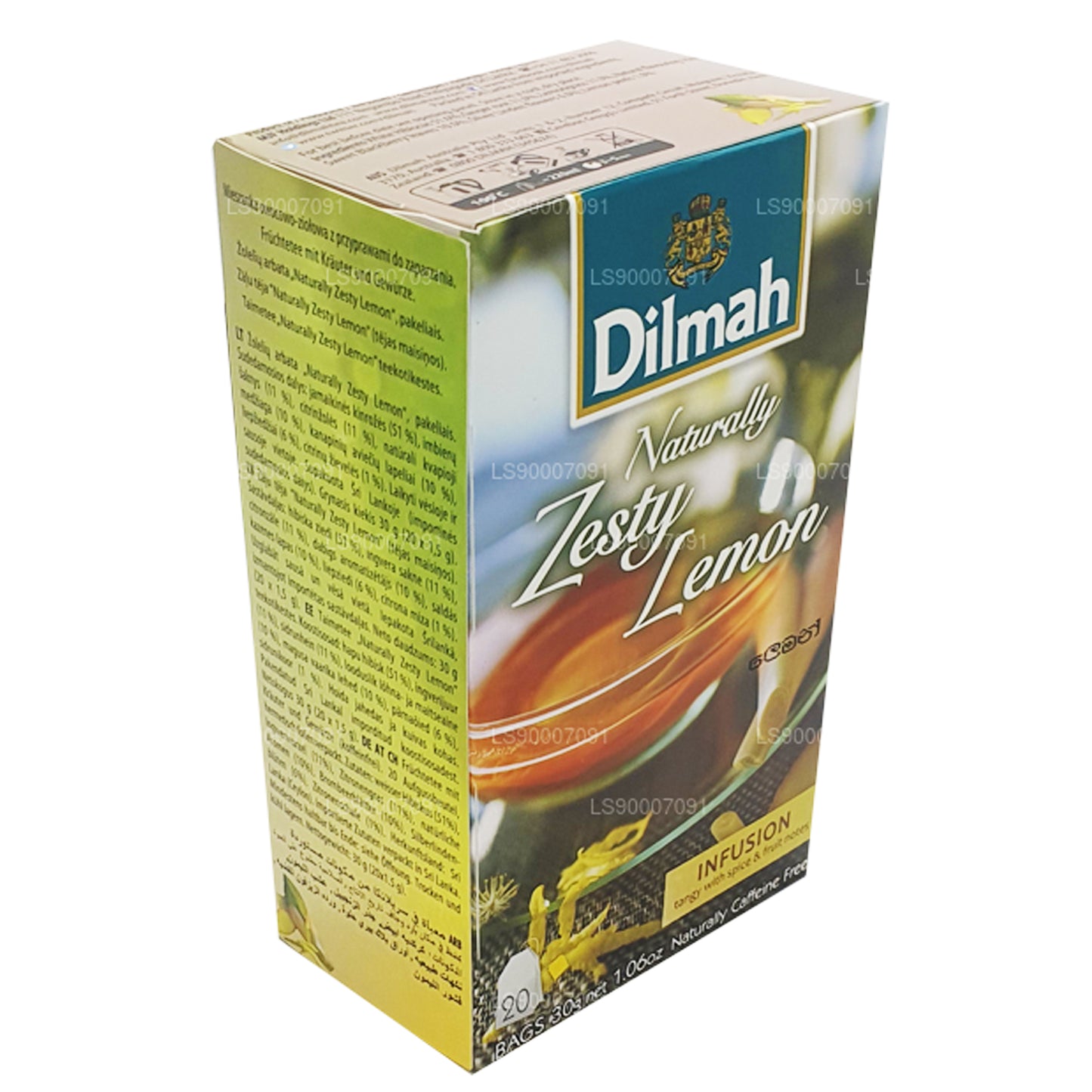 Dilmah Naturligt Zesty Lemon (30g) 20 tepåsar
