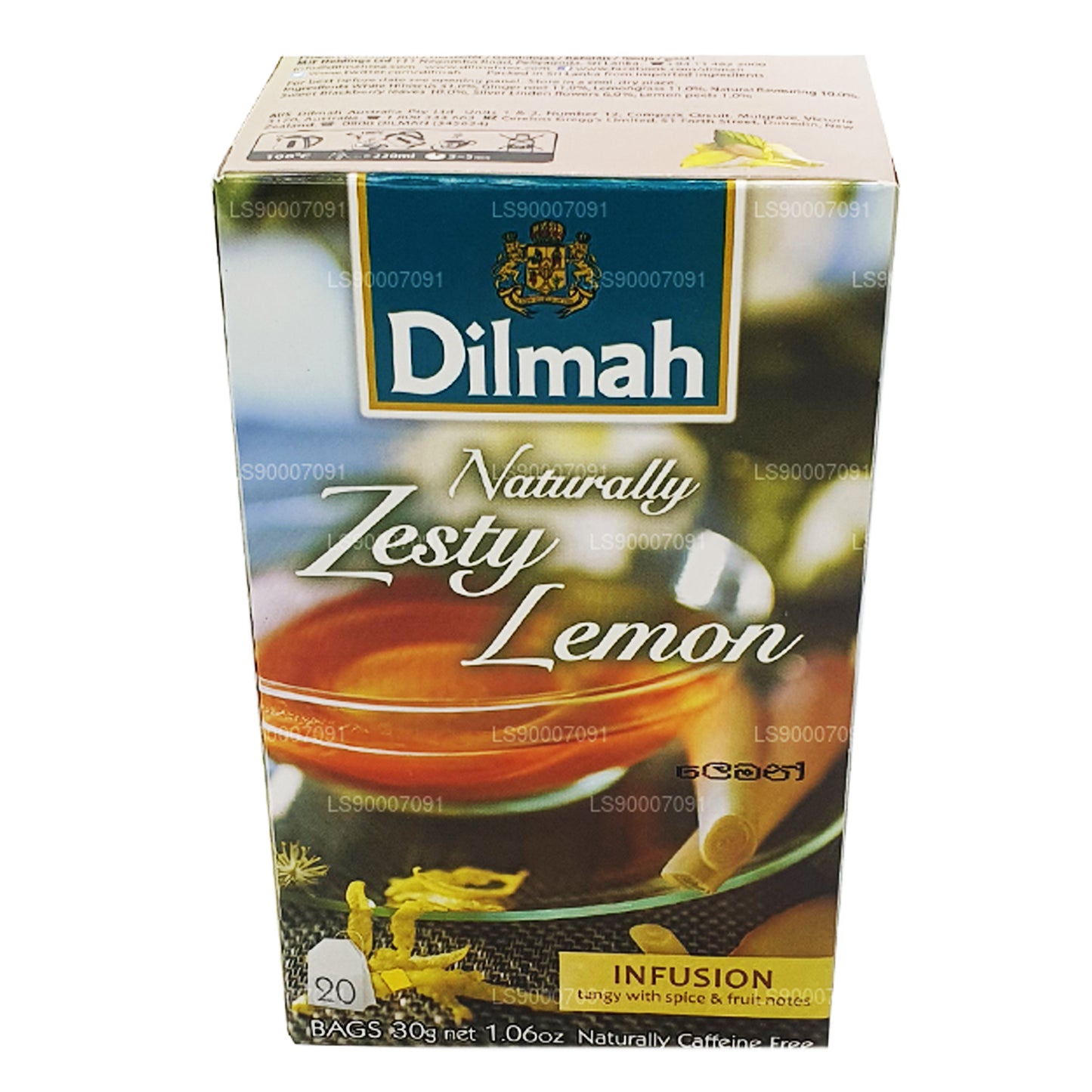 Dilmah Naturligt Zesty Lemon (30g) 20 tepåsar