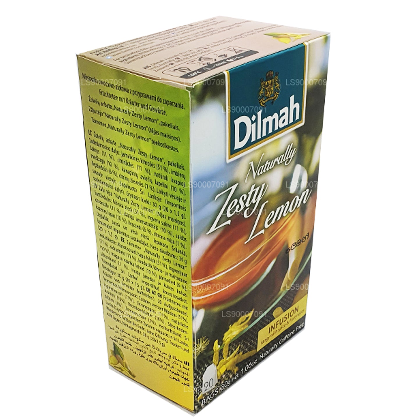 Dilmah Naturligt Zesty Lemon (30g) 20 tepåsar