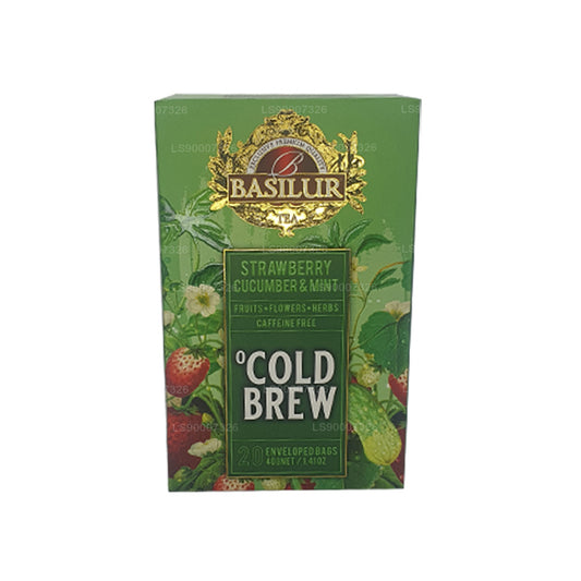 Basilur Cold Brew ”Strawberry Gurka och Mint” (40g) Box