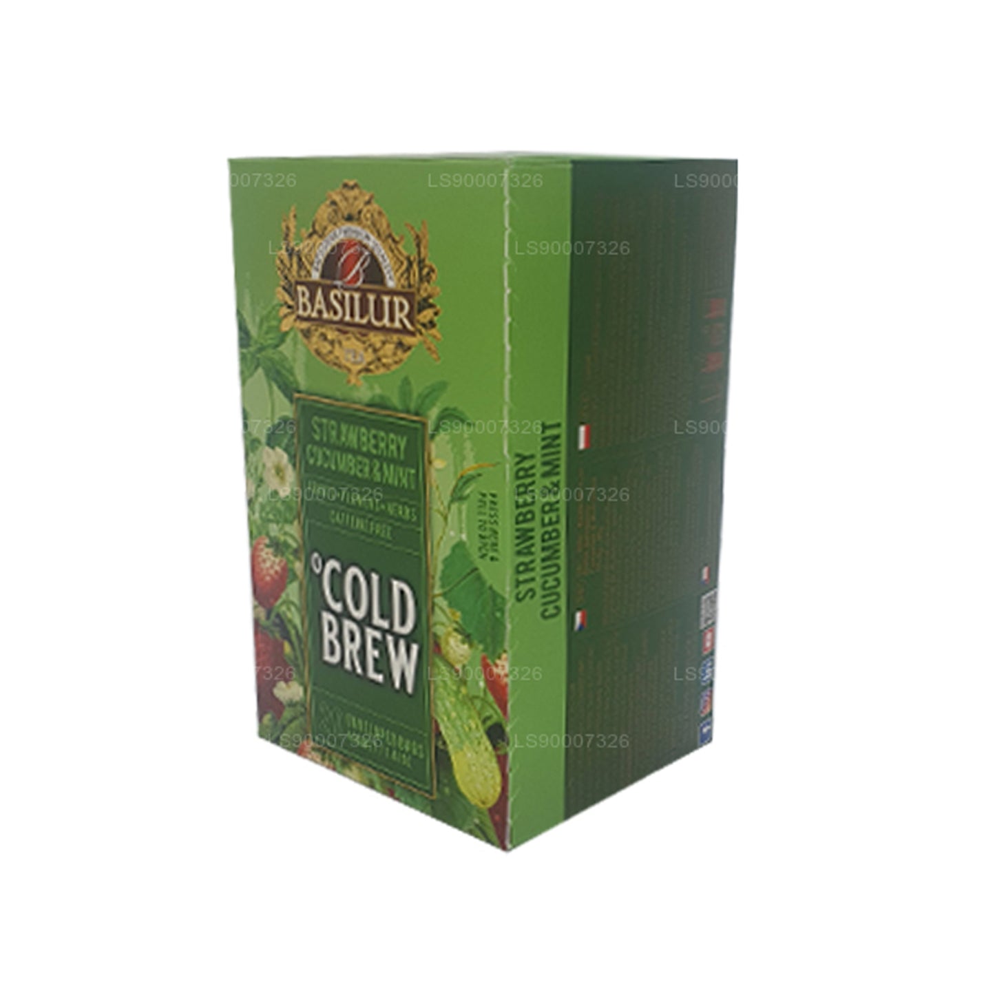 Basilur Cold Brew ”Strawberry Gurka och Mint” (40g) Box