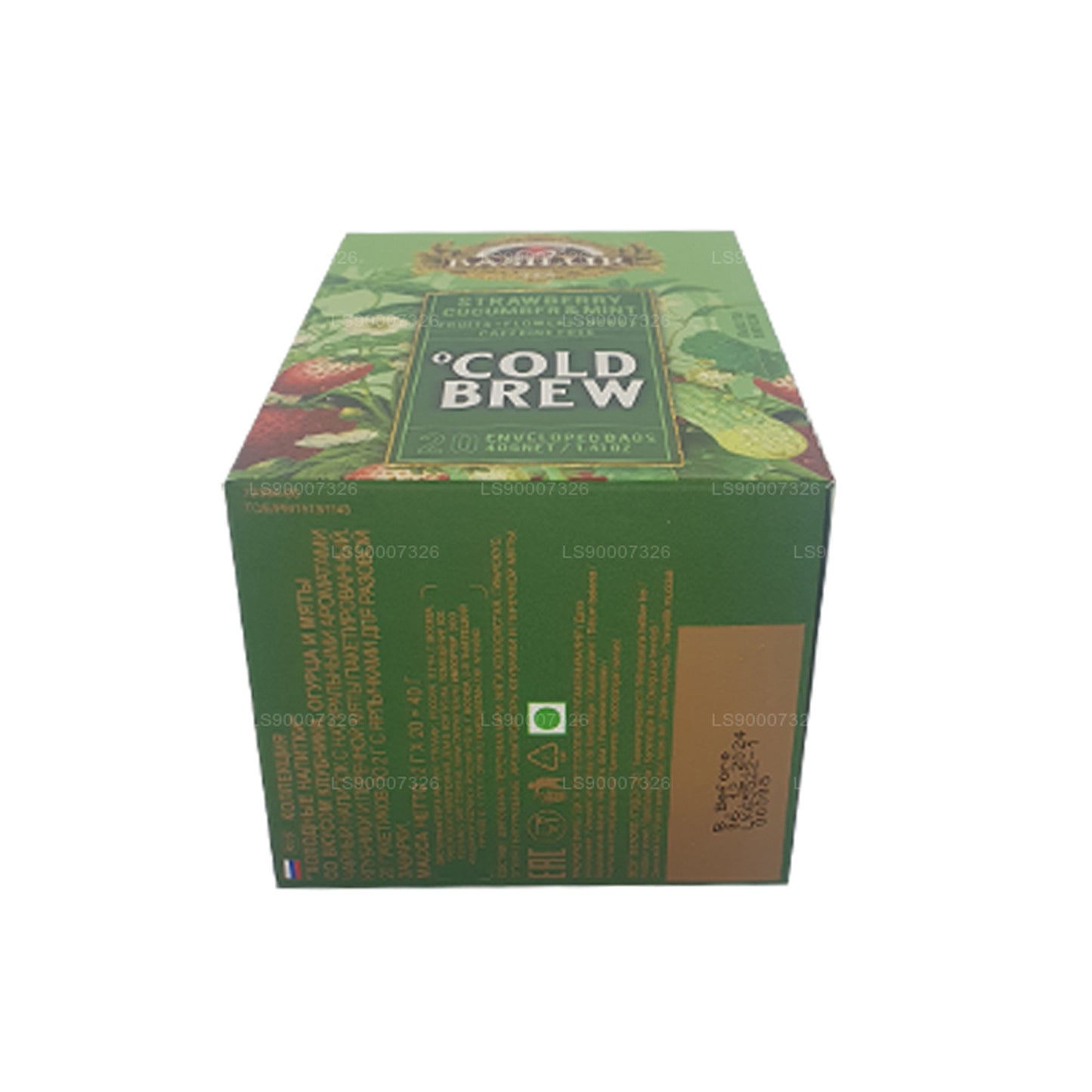 Basilur Cold Brew ”Strawberry Gurka och Mint” (40g) Box