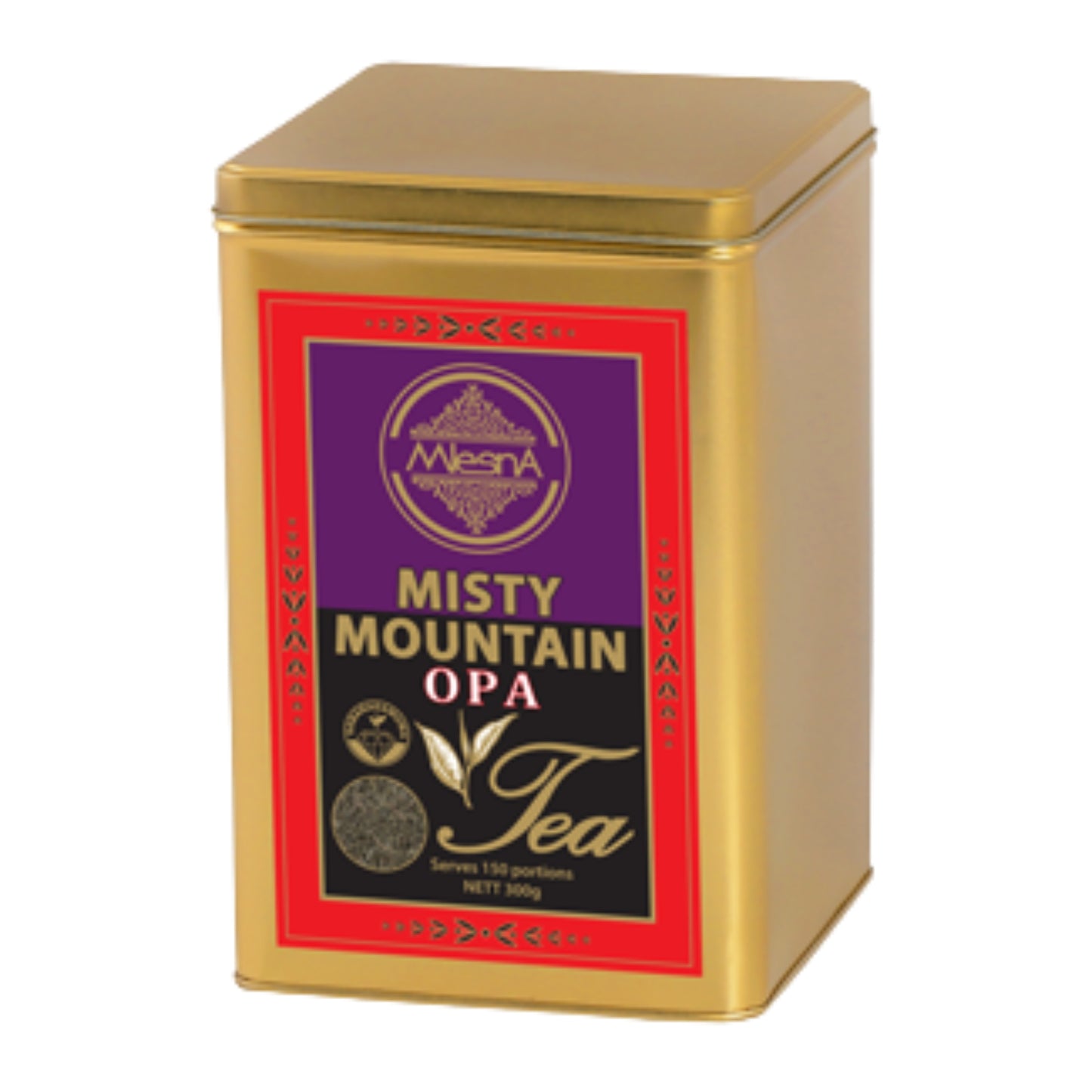 Mlesna Misty Mountain (O.P A) te i metallburk (300 g)