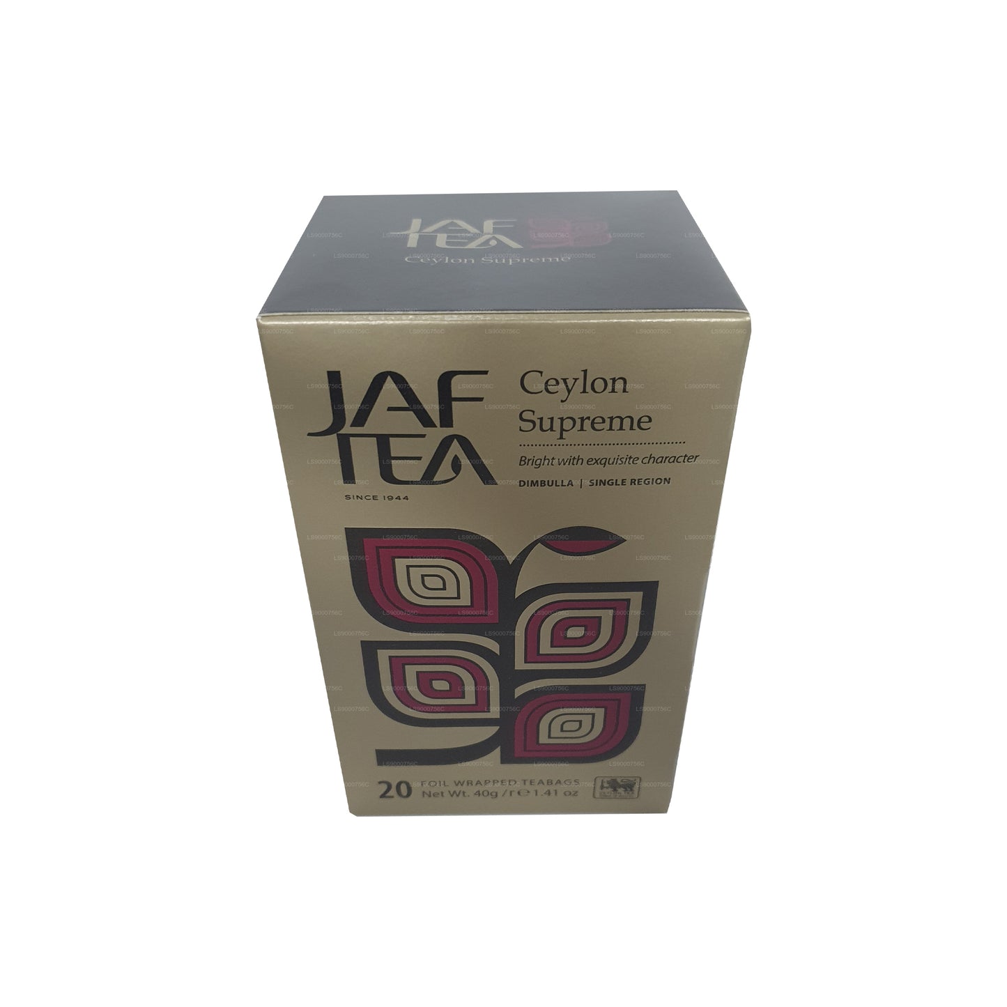 Jaf Tea Classic Gold Collection Ceylon Supreme Foil Kuvert Tepåse (40g)