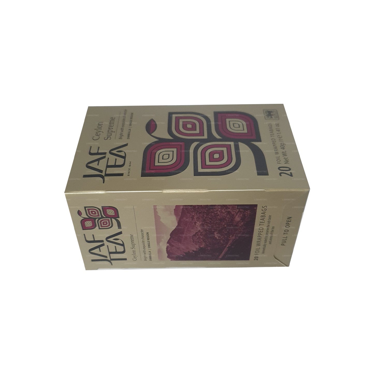 Jaf Tea Classic Gold Collection Ceylon Supreme Foil Kuvert Tepåse (40g)