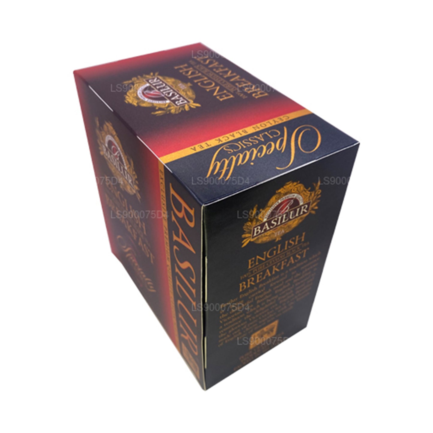 Basilur English Breakfast Pure Ceylon svart te (200g) 100 tepåsar