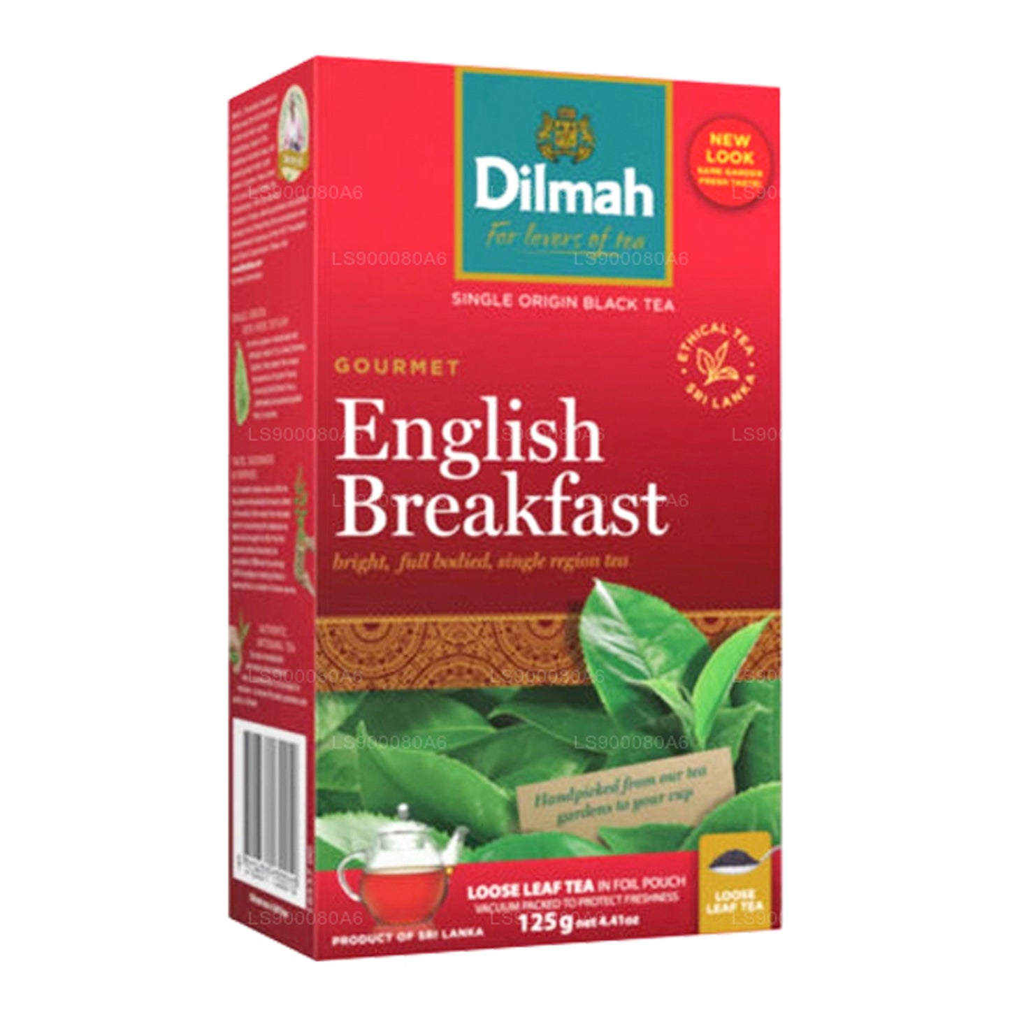 Dilmah engelsk frukost lösa blad te (125g) låda