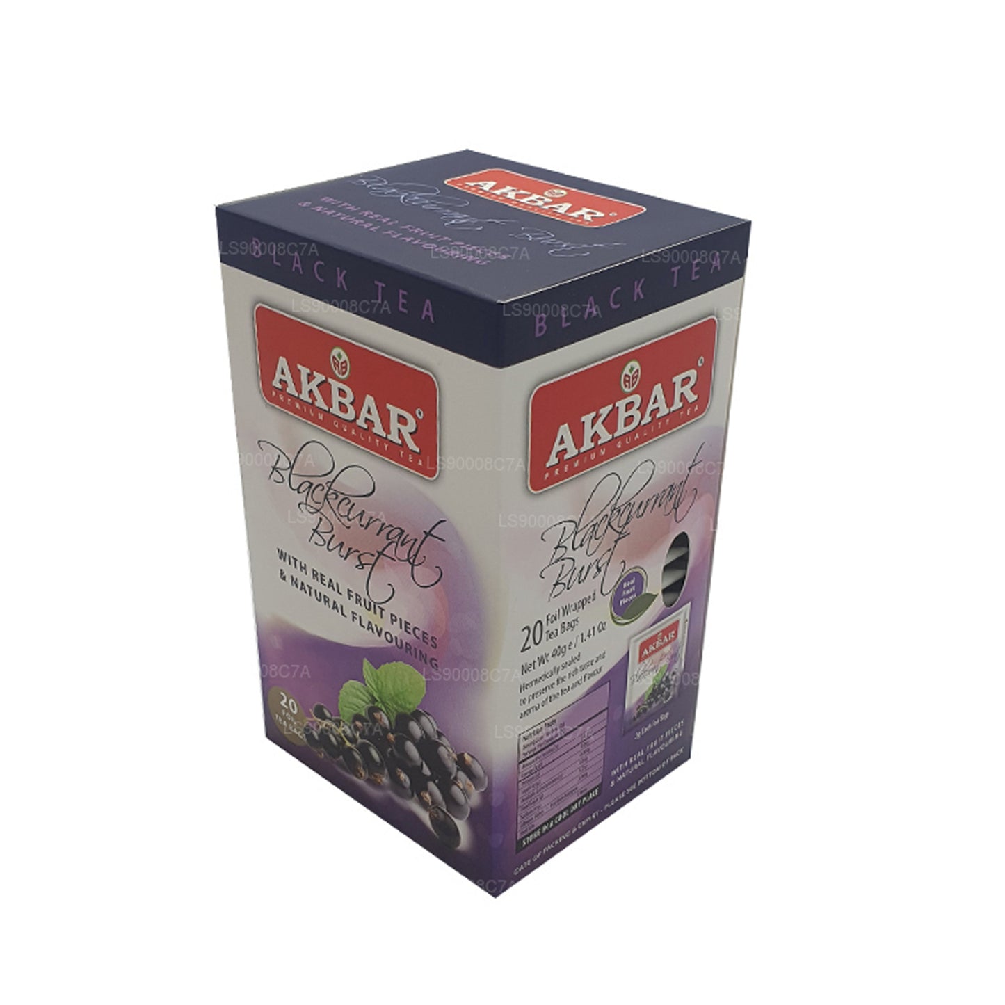 Akbar Blackcurrant Burst (40g) 20 Folie Tepåsar