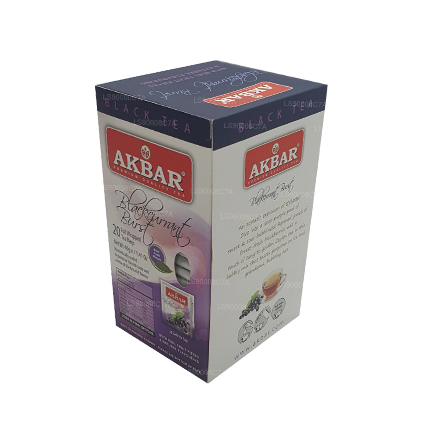 Akbar Blackcurrant Burst (40g) 20 Folie Tepåsar