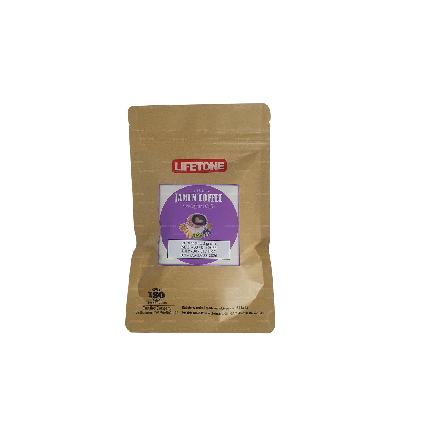 Lifetone Jamun frökaffe (40g)