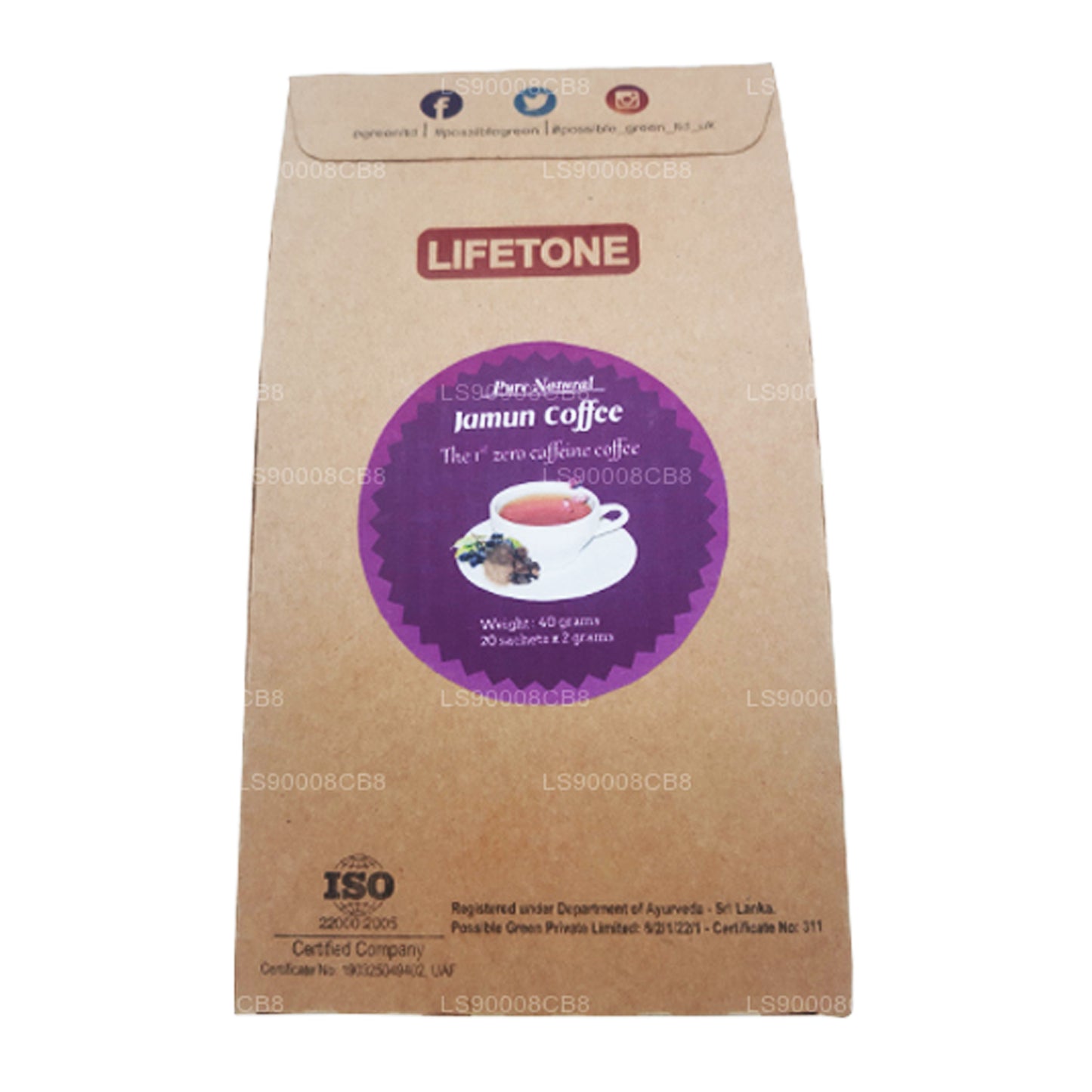 Lifetone Jamun frökaffe (40g)
