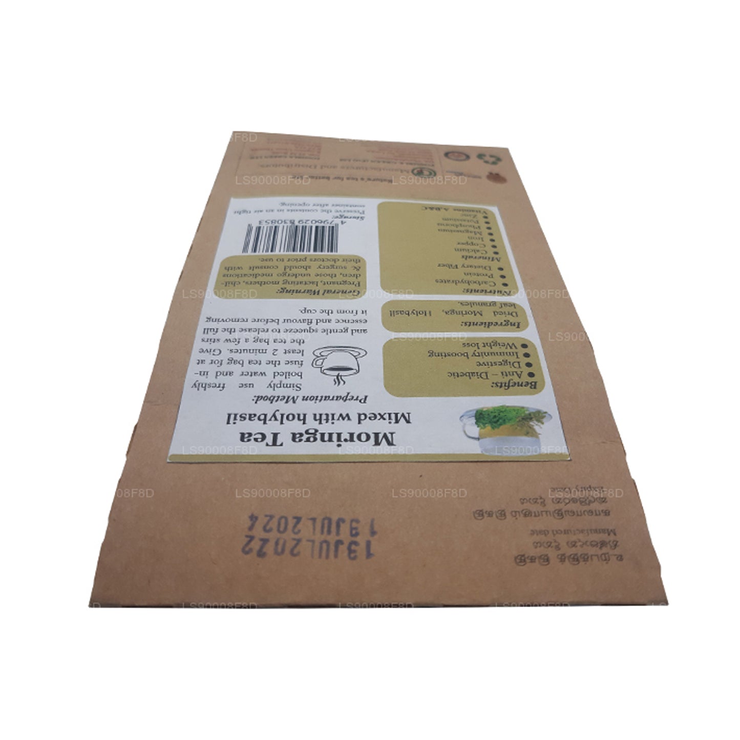 Lifetone Moringa Holy Basil Tea (40g)