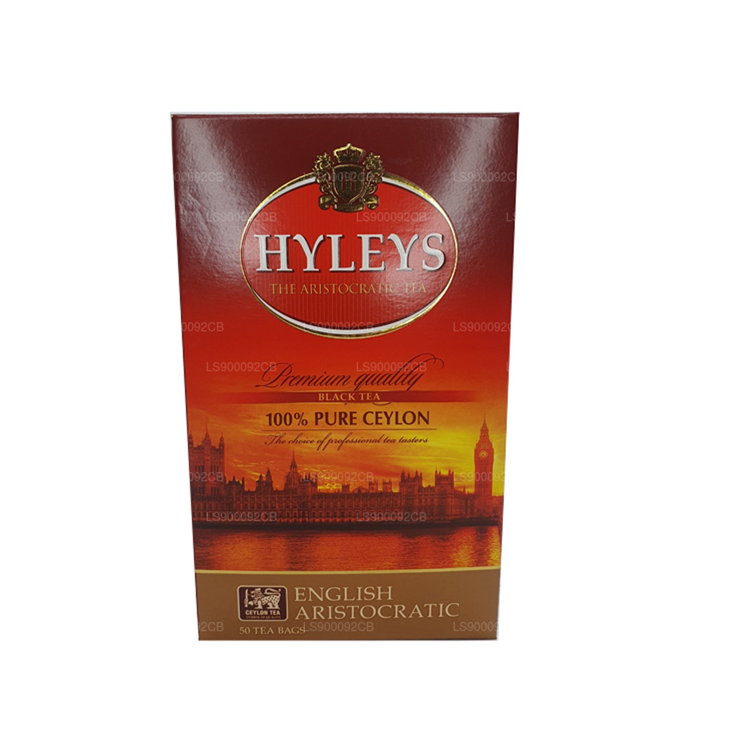 HYLEYS Premium Kvalitet Svart Te 50 Te Bages (100g)