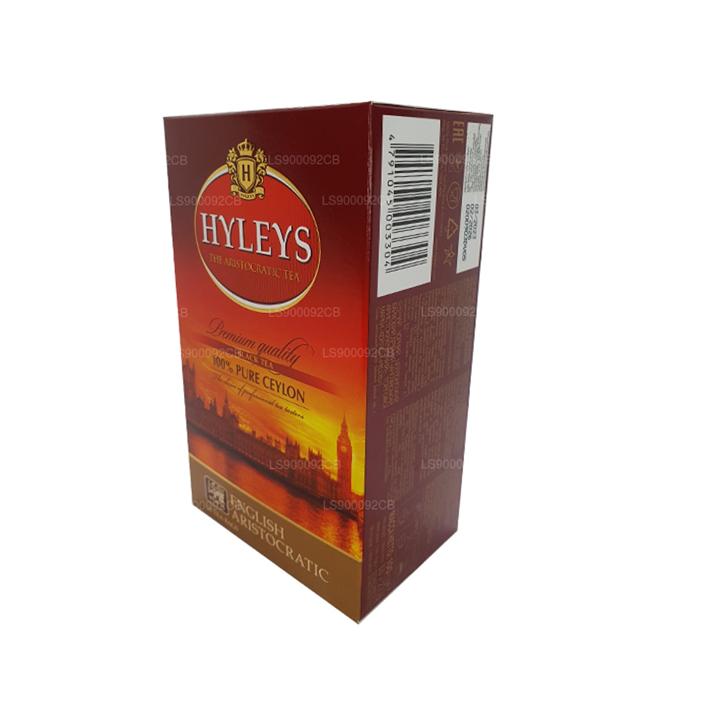 HYLEYS Premium Kvalitet Svart Te 50 Te Bages (100g)