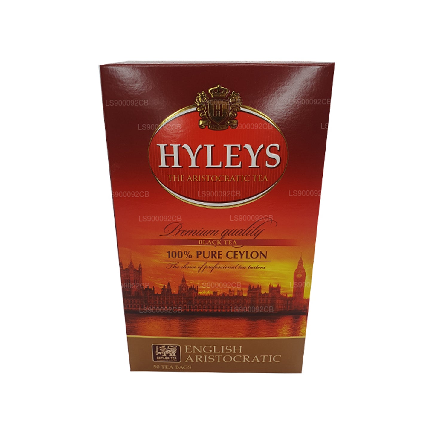 HYLEYS Premium Kvalitet Svart Te 50 Te Bages (100g)