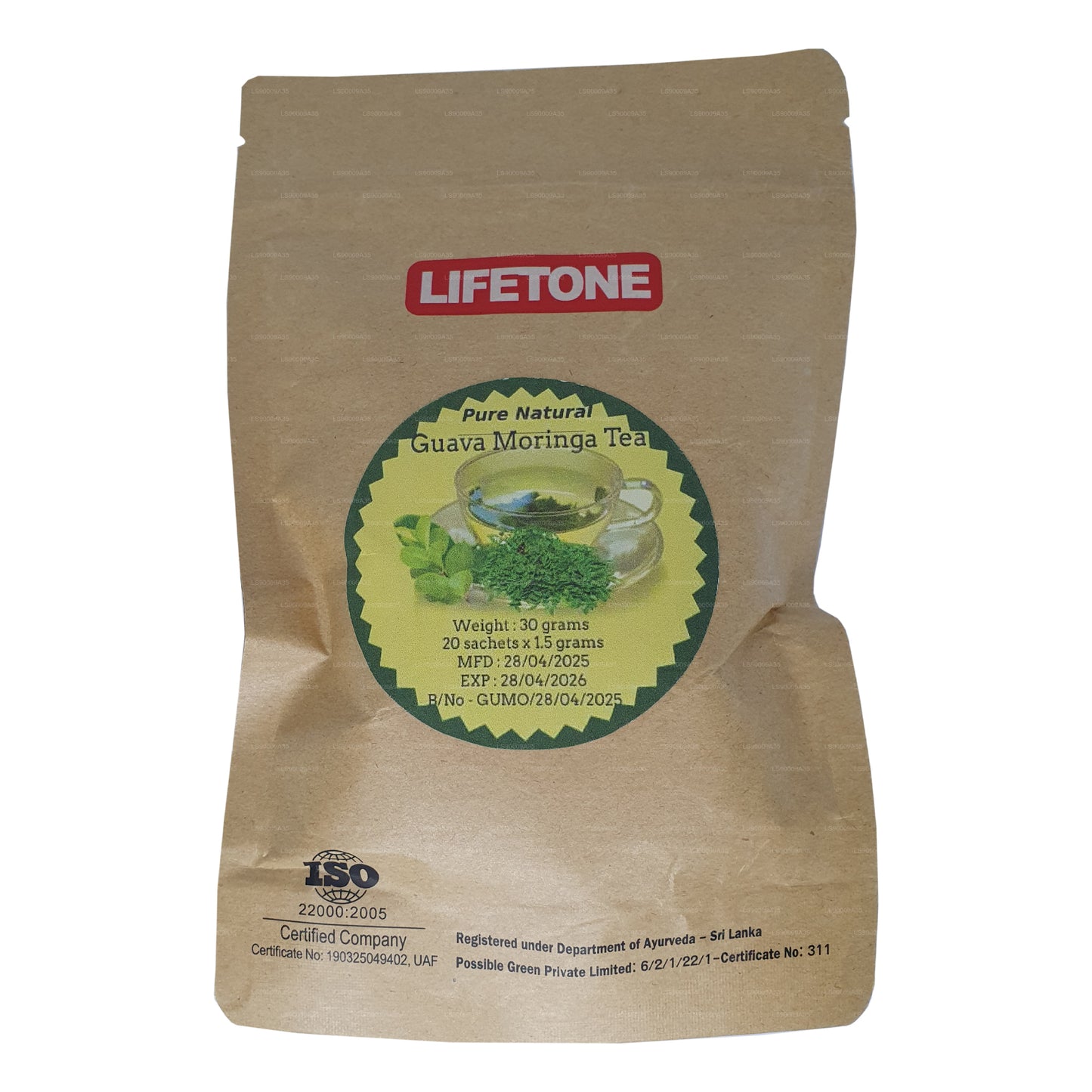 Lifetone Guava Moringa-te (30g)