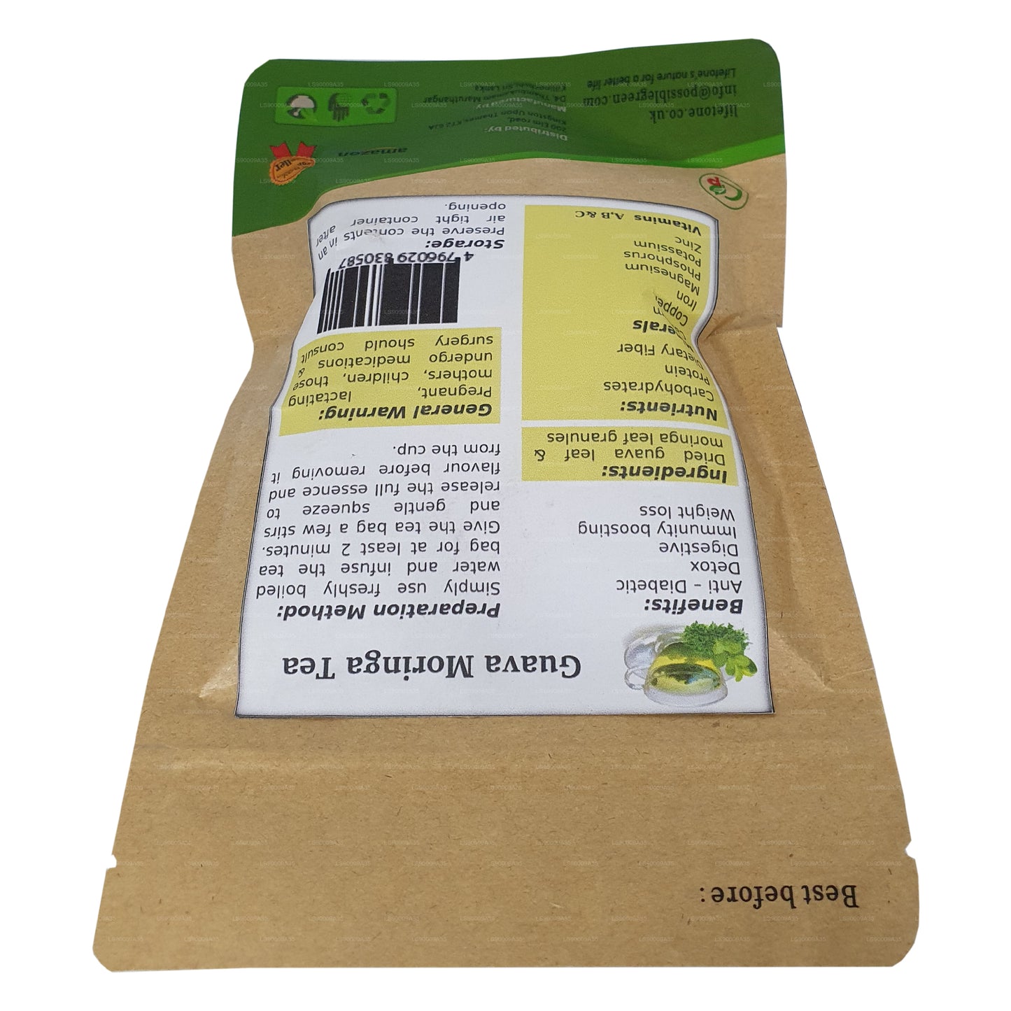 Lifetone Guava Moringa-te (30g)
