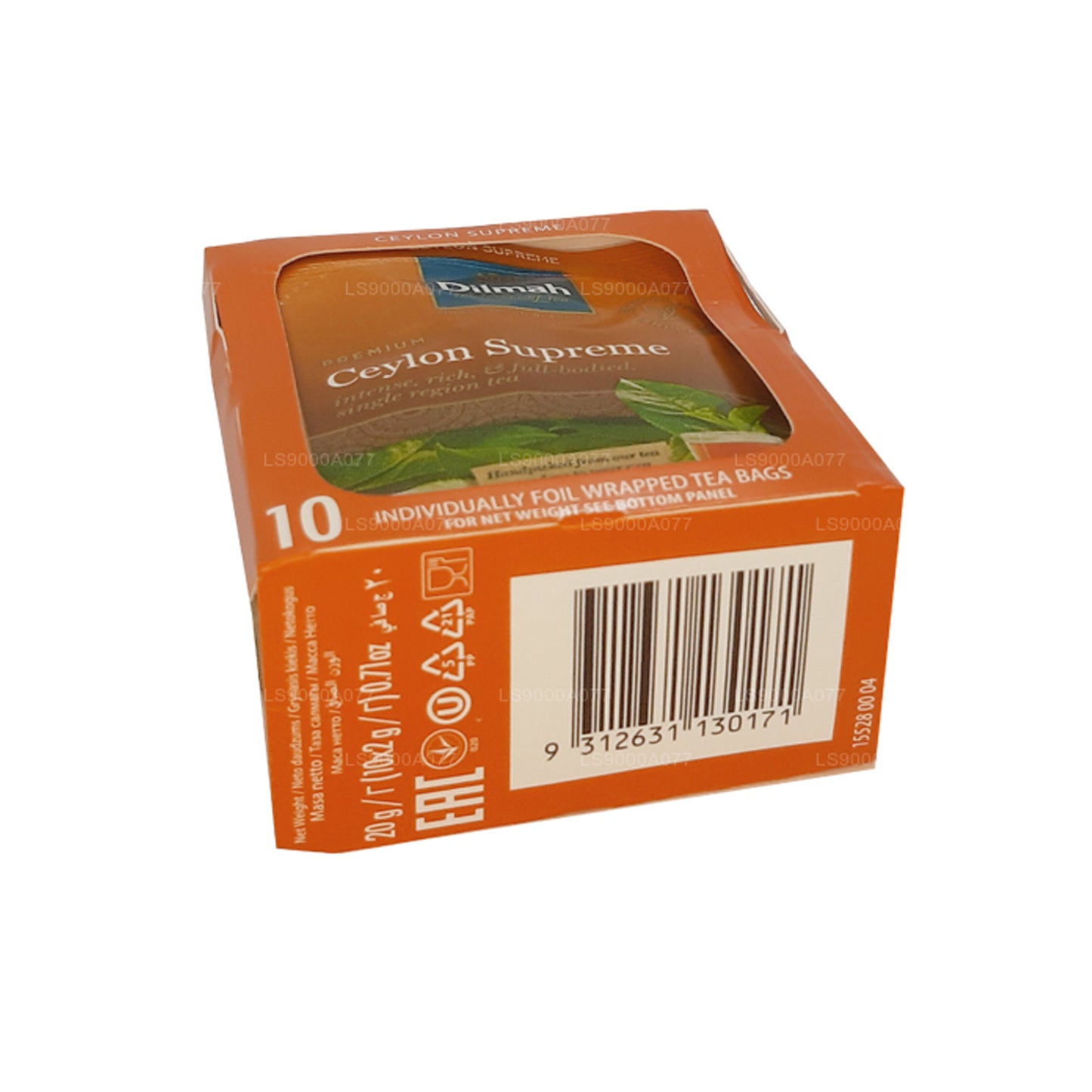 Dilmah Ceylon Supreme 10 tepåsar (20g)
