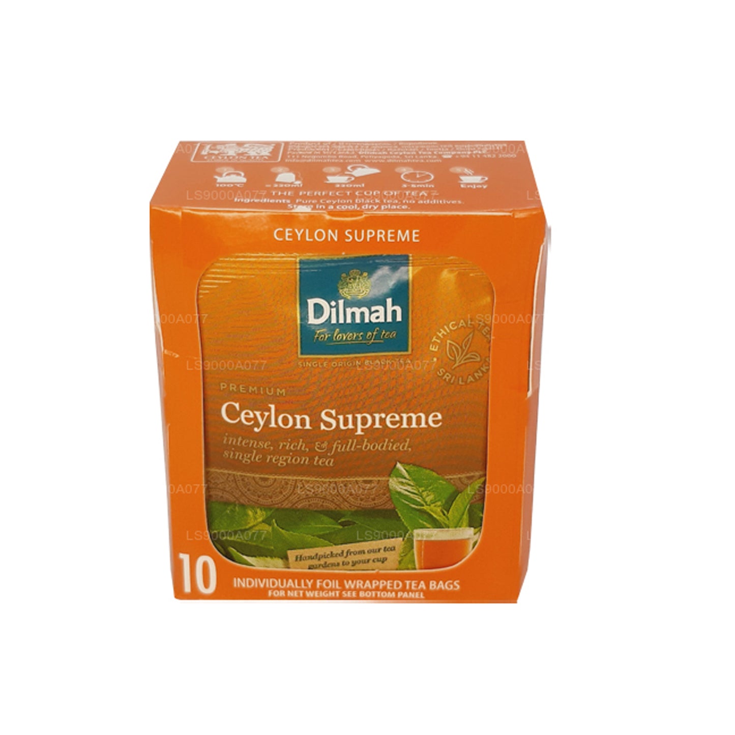 Dilmah Ceylon Supreme 10 tepåsar (20g)