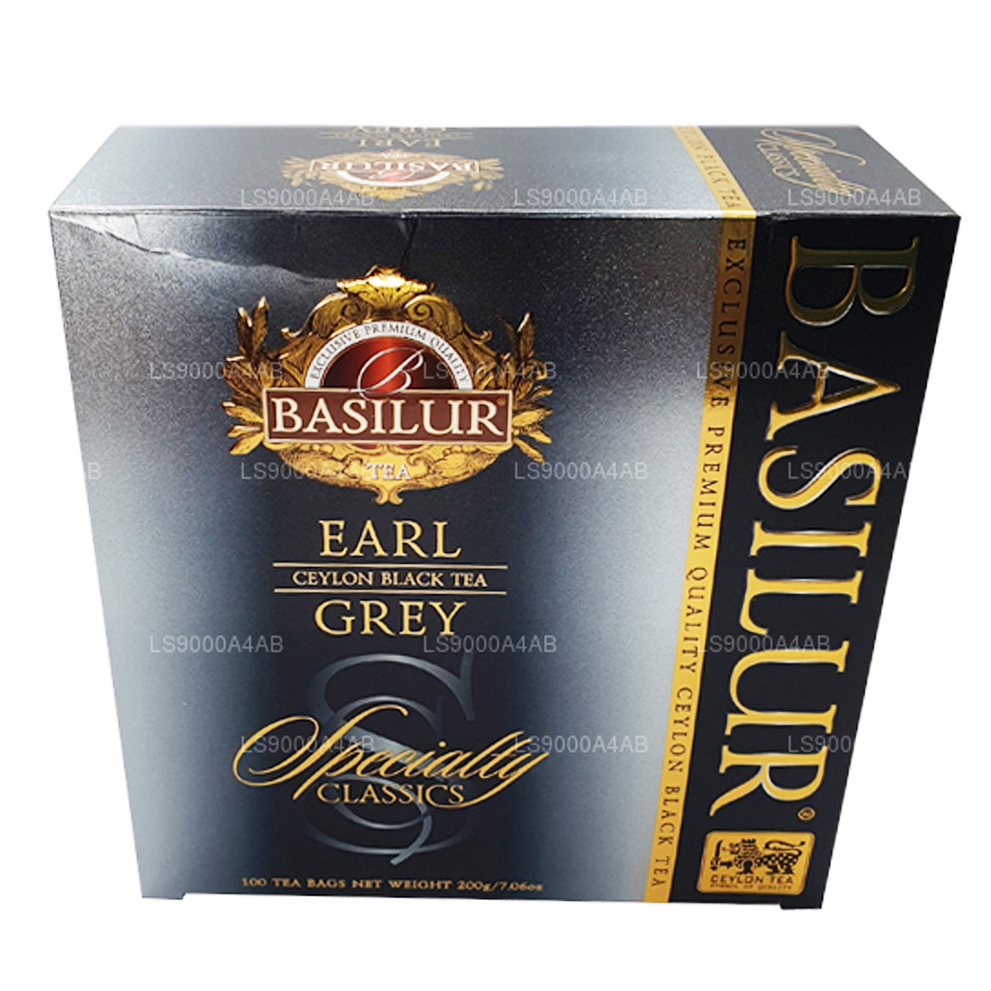 Basilur Speciality Classics Earl Grey Ceylon svart te (200g) 100 tepåsar