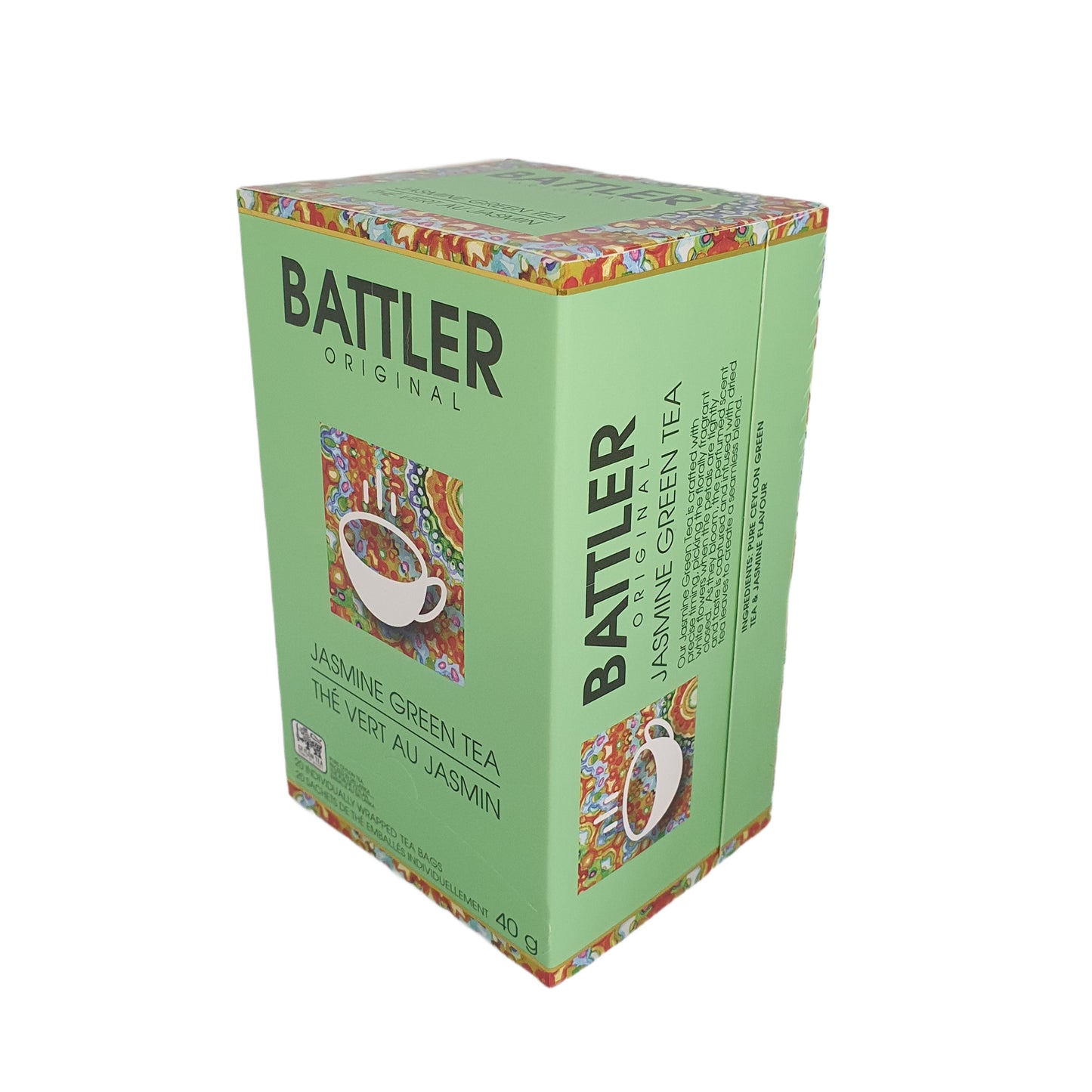 Battler Original Jasmin Grönt Te (40g) 20 Tepåsar
