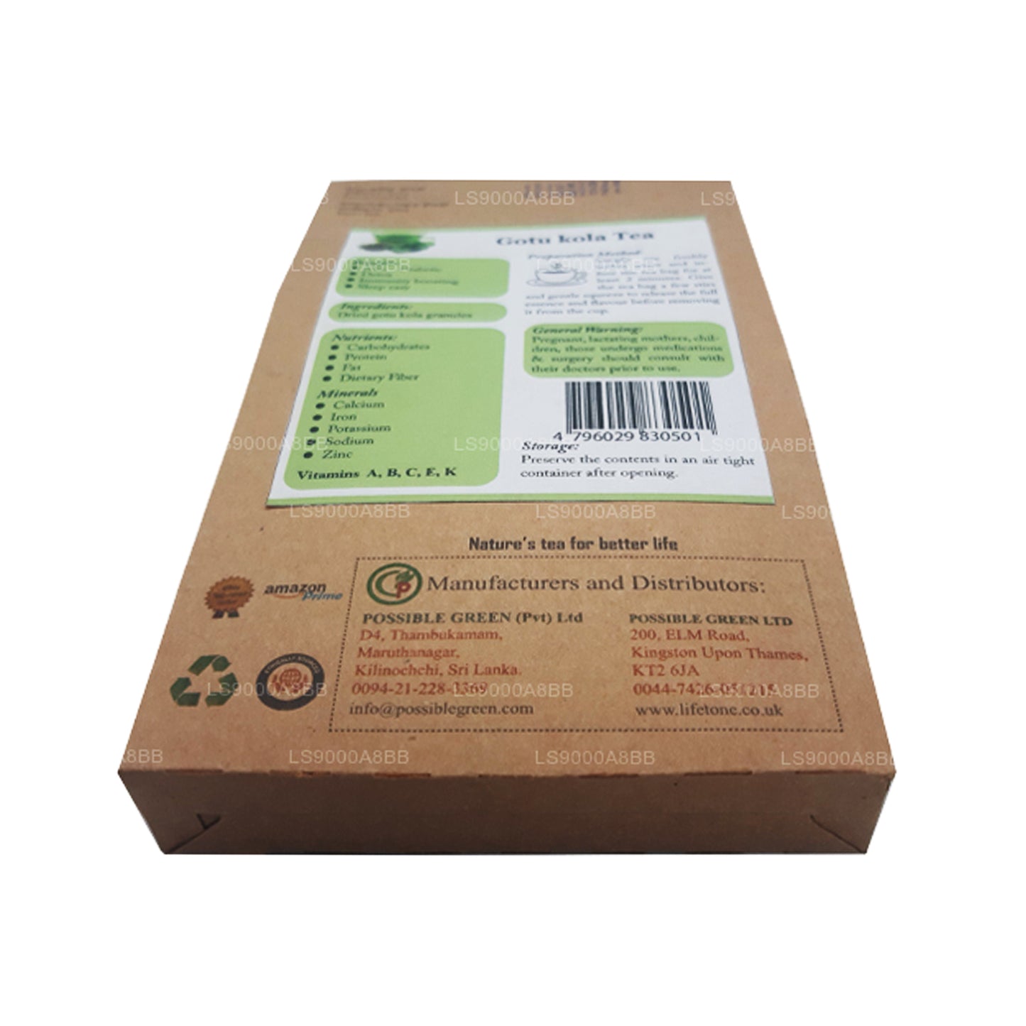 Lifetone Gotukola te (30g)