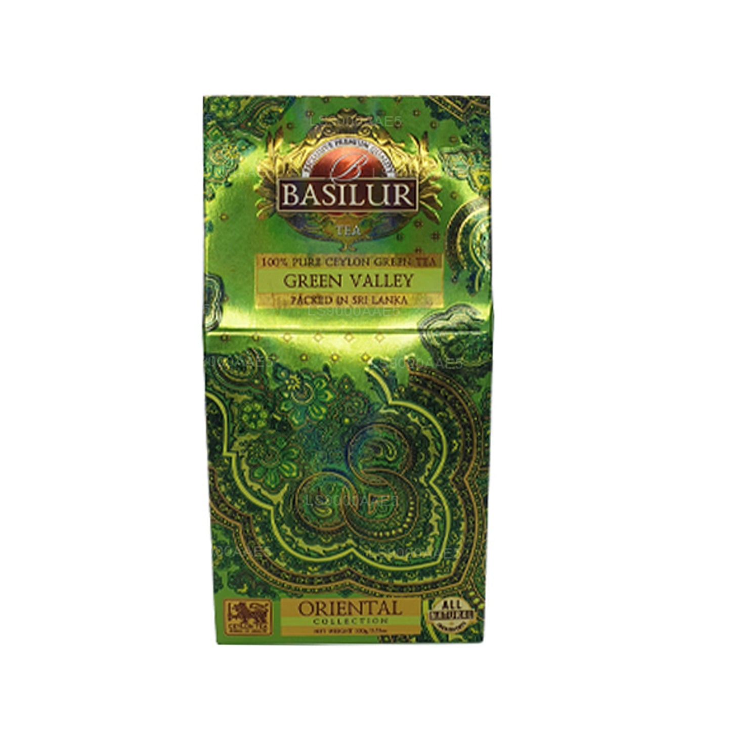 Basilur Oriental Green Valley grönt te (100g)