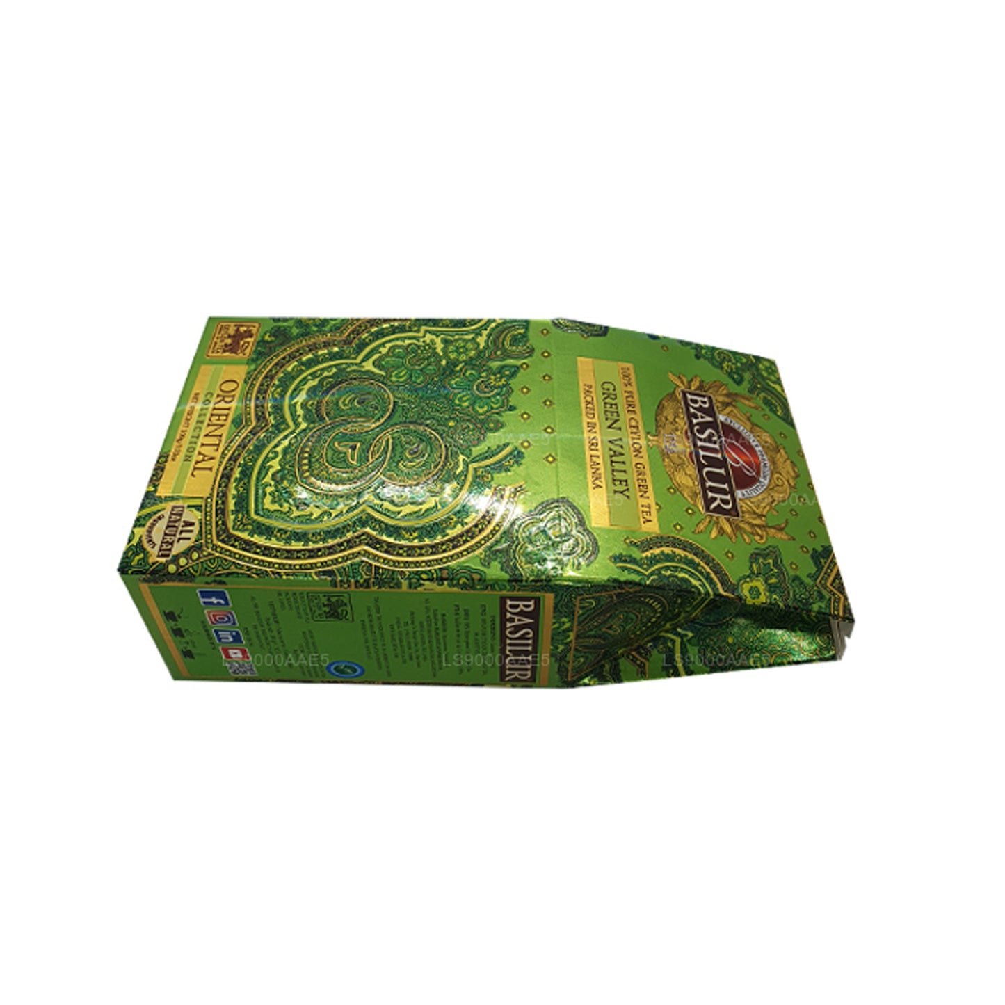 Basilur Oriental Green Valley grönt te (100g)