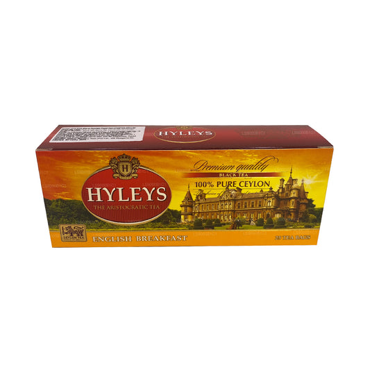 Hyleys svart engelsk frukost te (37,5 g) 25 tepåsar