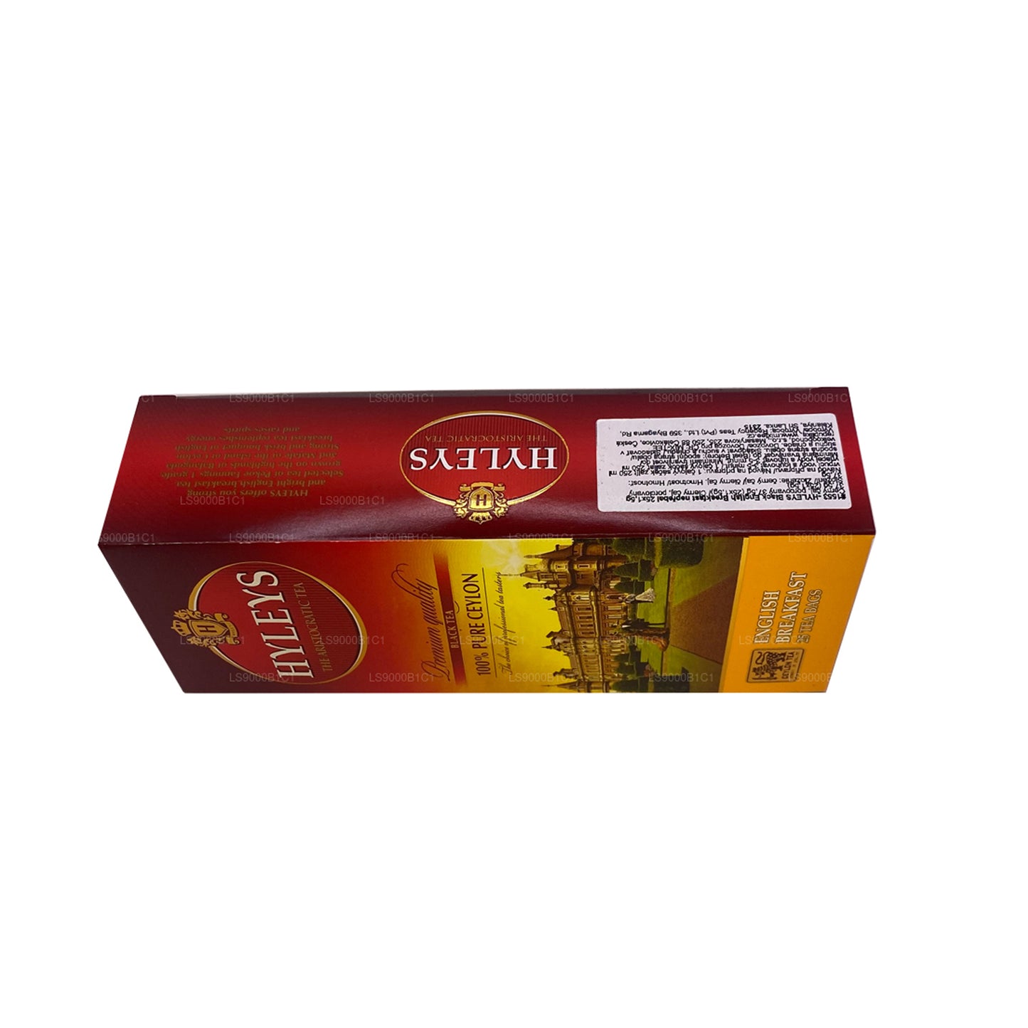 Hyleys svart engelsk frukost te (37,5 g) 25 tepåsar