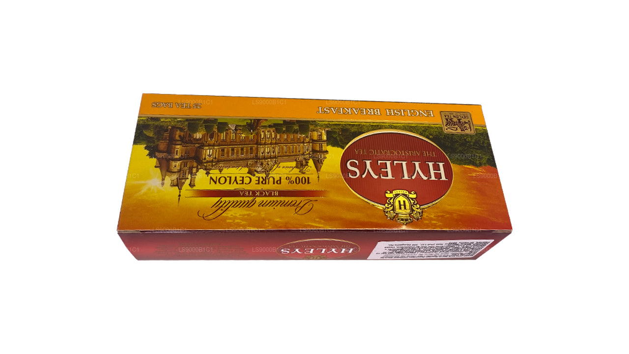 Hyleys svart engelsk frukost te (37,5 g) 25 tepåsar