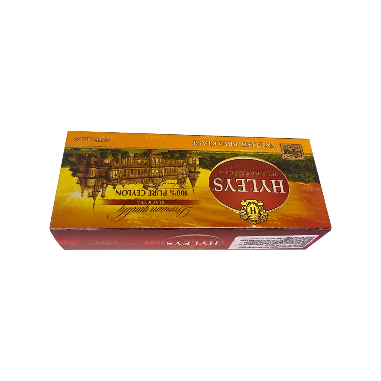 Hyleys svart engelsk frukost te (37,5 g) 25 tepåsar