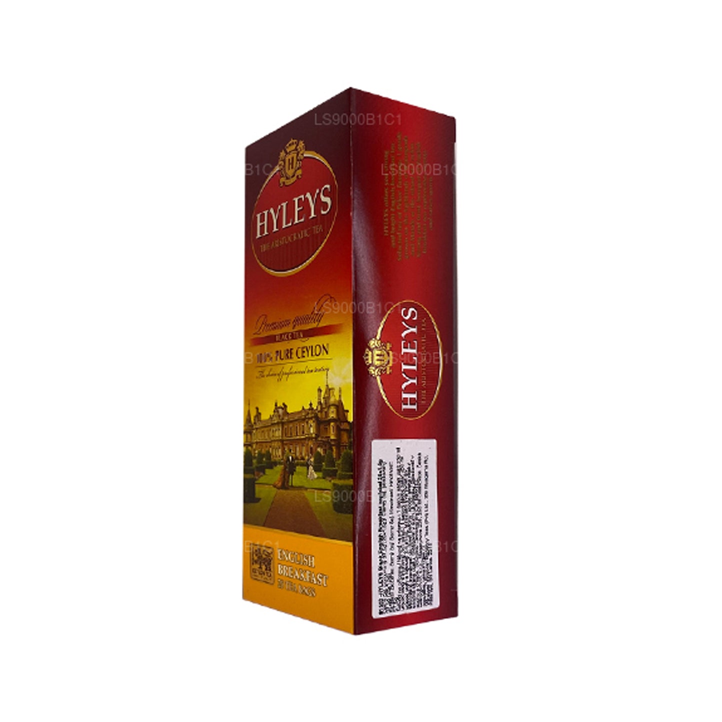 Hyleys svart engelsk frukost te (37,5 g) 25 tepåsar