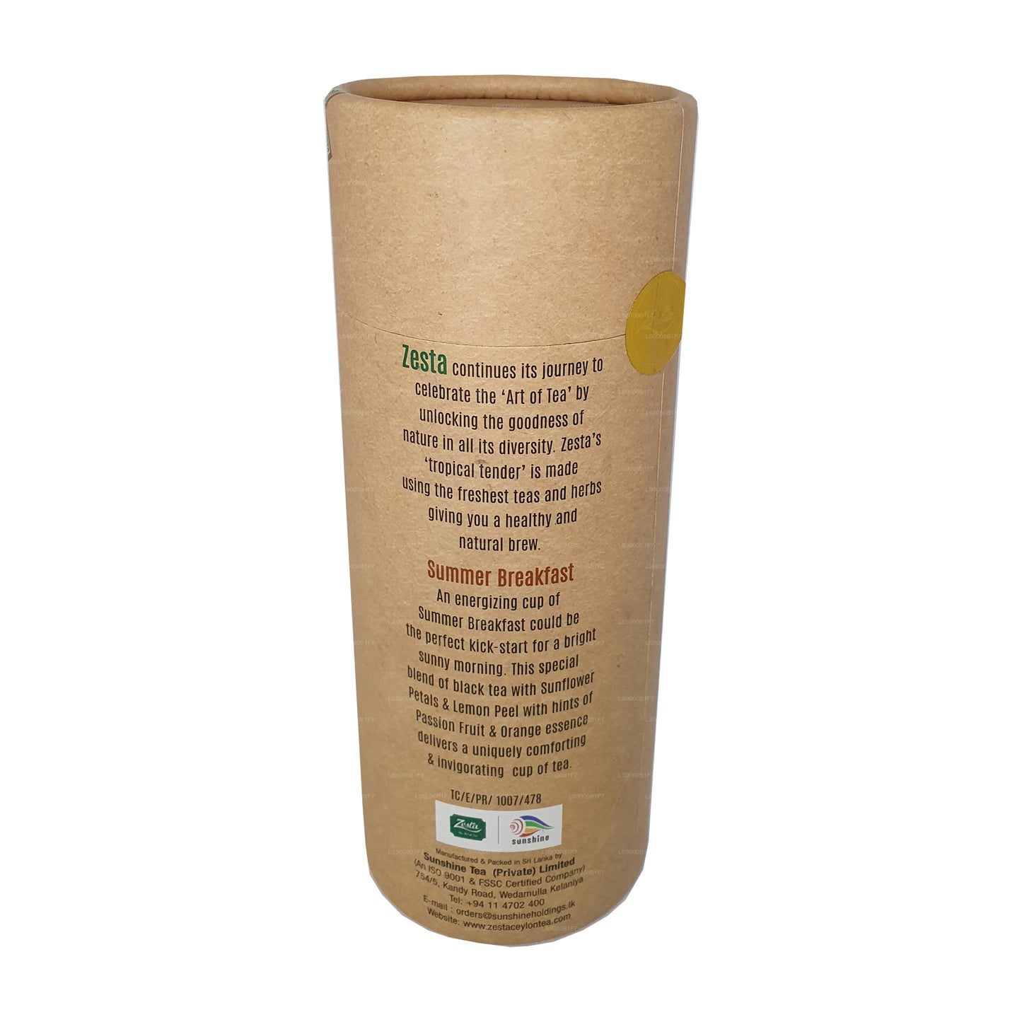 Zesta sommar frukost te (100g)