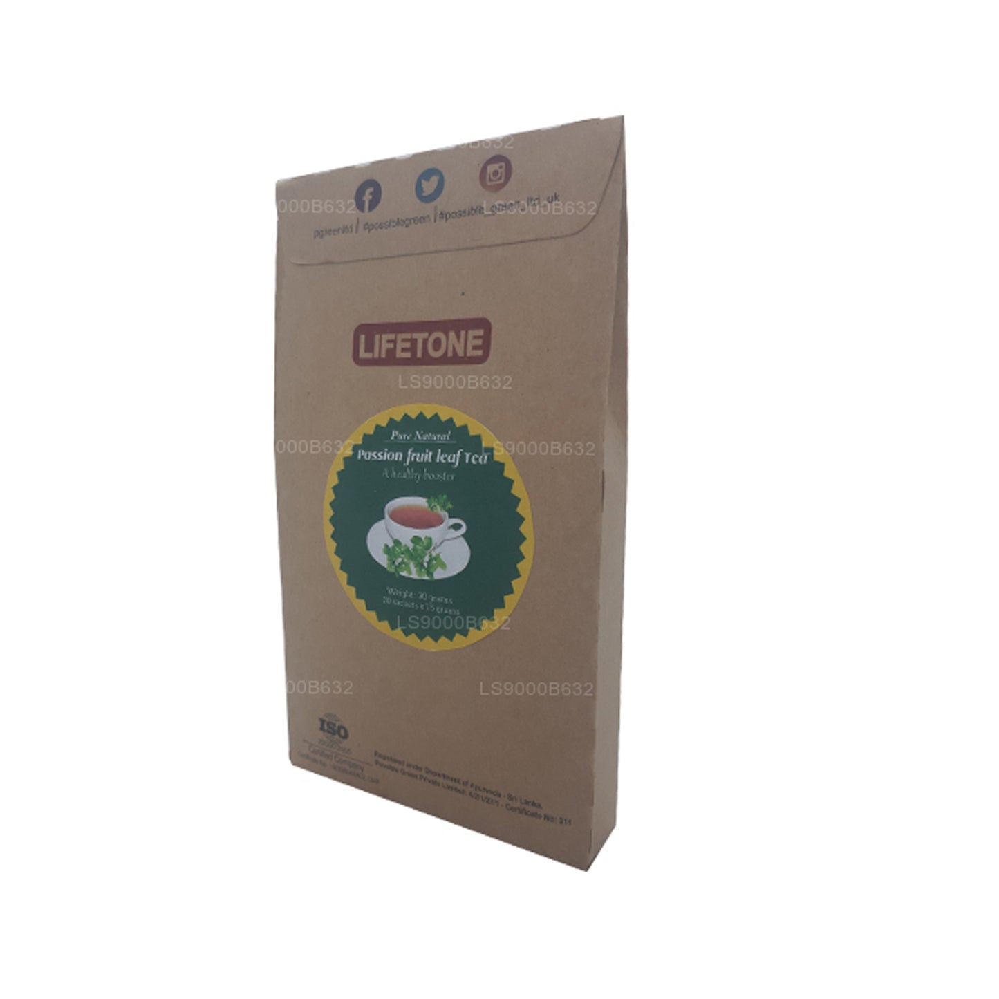 Lifetone Passion Fruit Leaf Tea (30g)